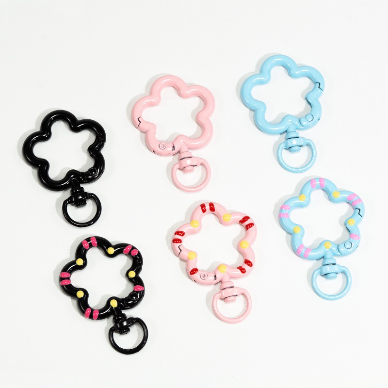 5pcs Flower Metal Lobster Claw - Jewelry Making Hoops avis et prix