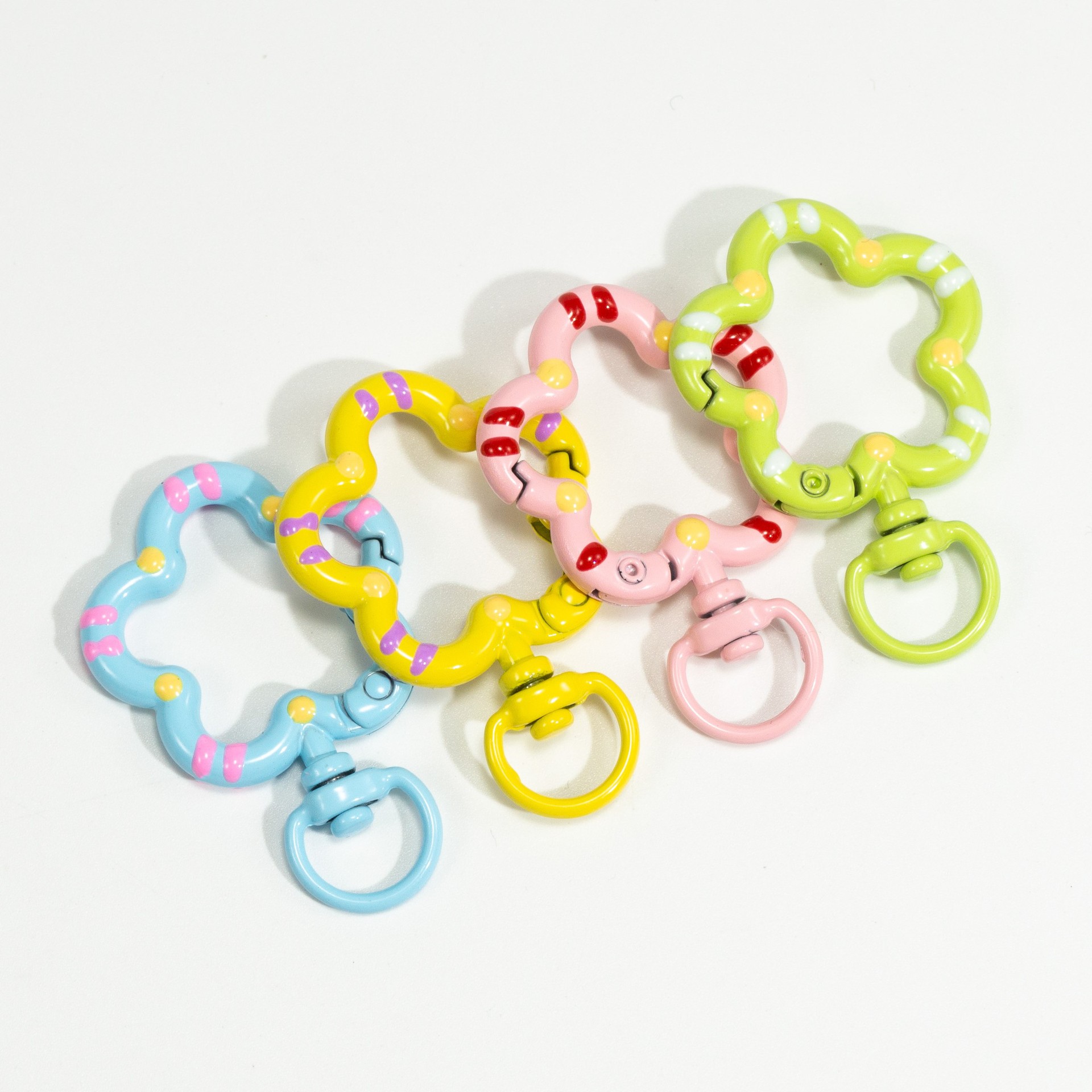 5pcs Flower Metal Lobster Claw - Jewelry Making Hoops avis et prix