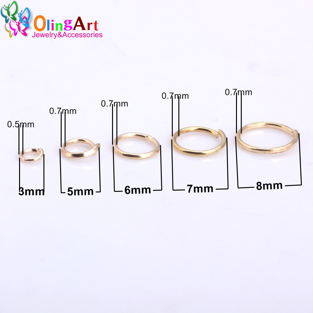 OlingArt KC Gold plating Jump  - Jump Ring Assorted avis et prix