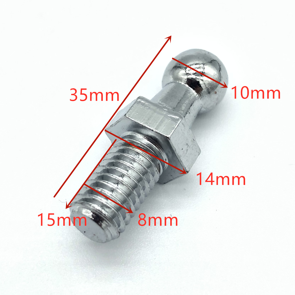 4Pcs 10mm M8/M6 Universal Car  - Eyepin Ball End avis et prix