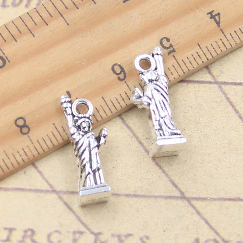 10pcs Charms New York Statue O - Jewelry Making York avis et prix