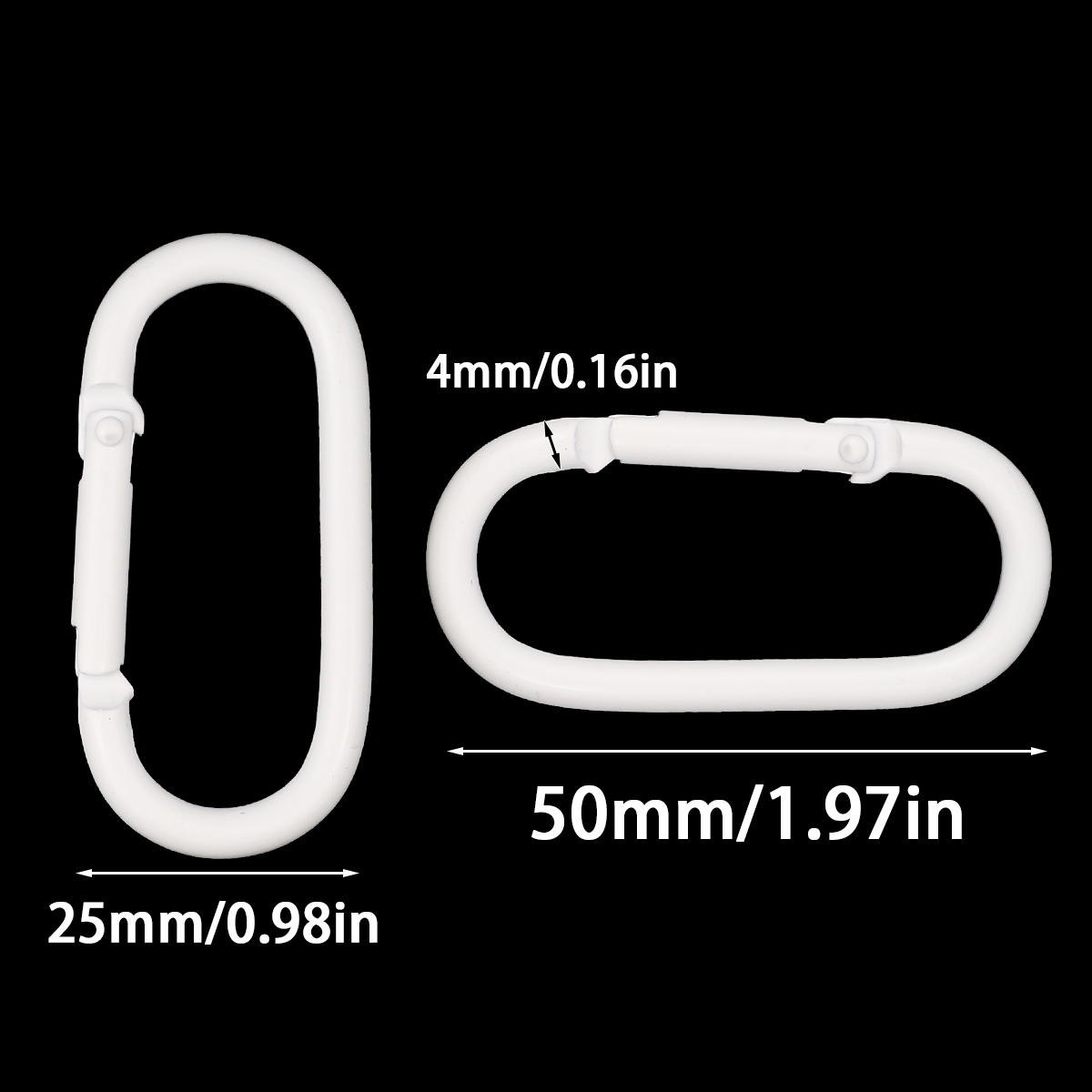 5/10/20pcs White Oval Spring B - Jewelry Making Hoops avis et prix