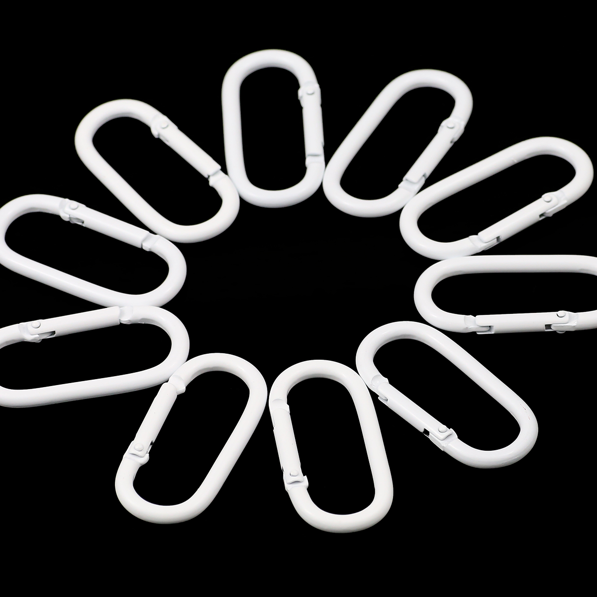 5/10/20pcs White Oval Spring B - Jewelry Making Hoops avis et prix