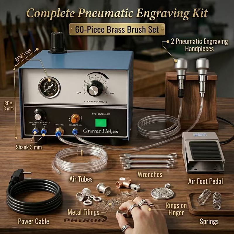 PHYHOO Pneumatic Engraving Mac - Jewelry Making Machine avis et prix