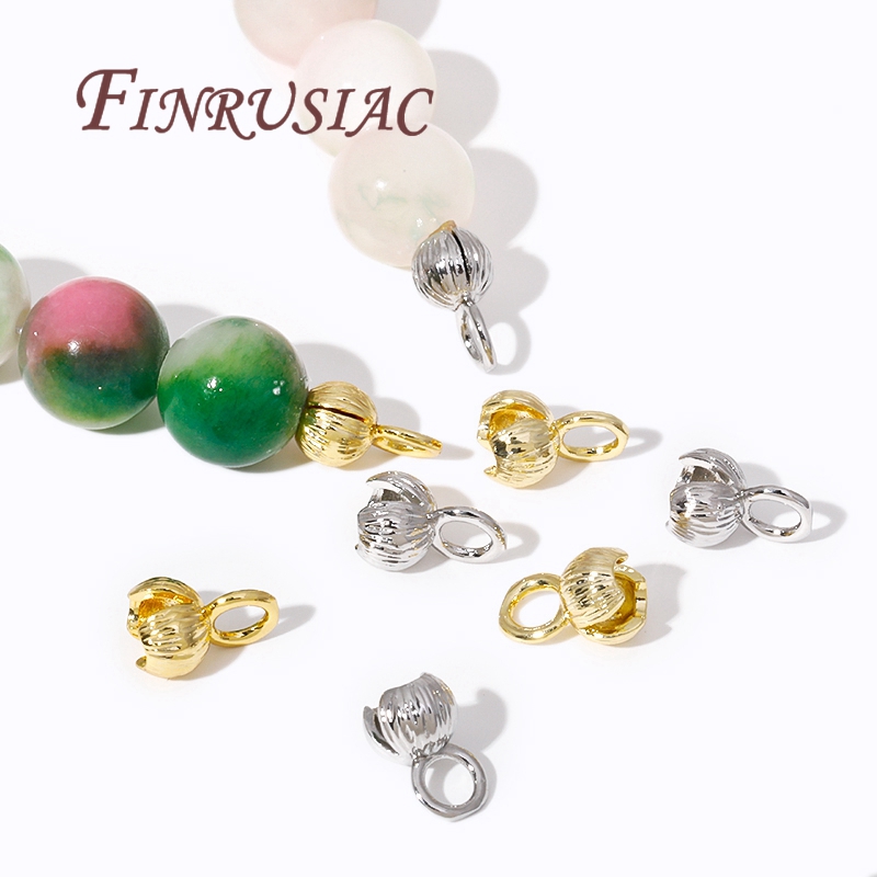 18K Gold Plated Cord Ends Clam - Eyepin Ball End avis et prix