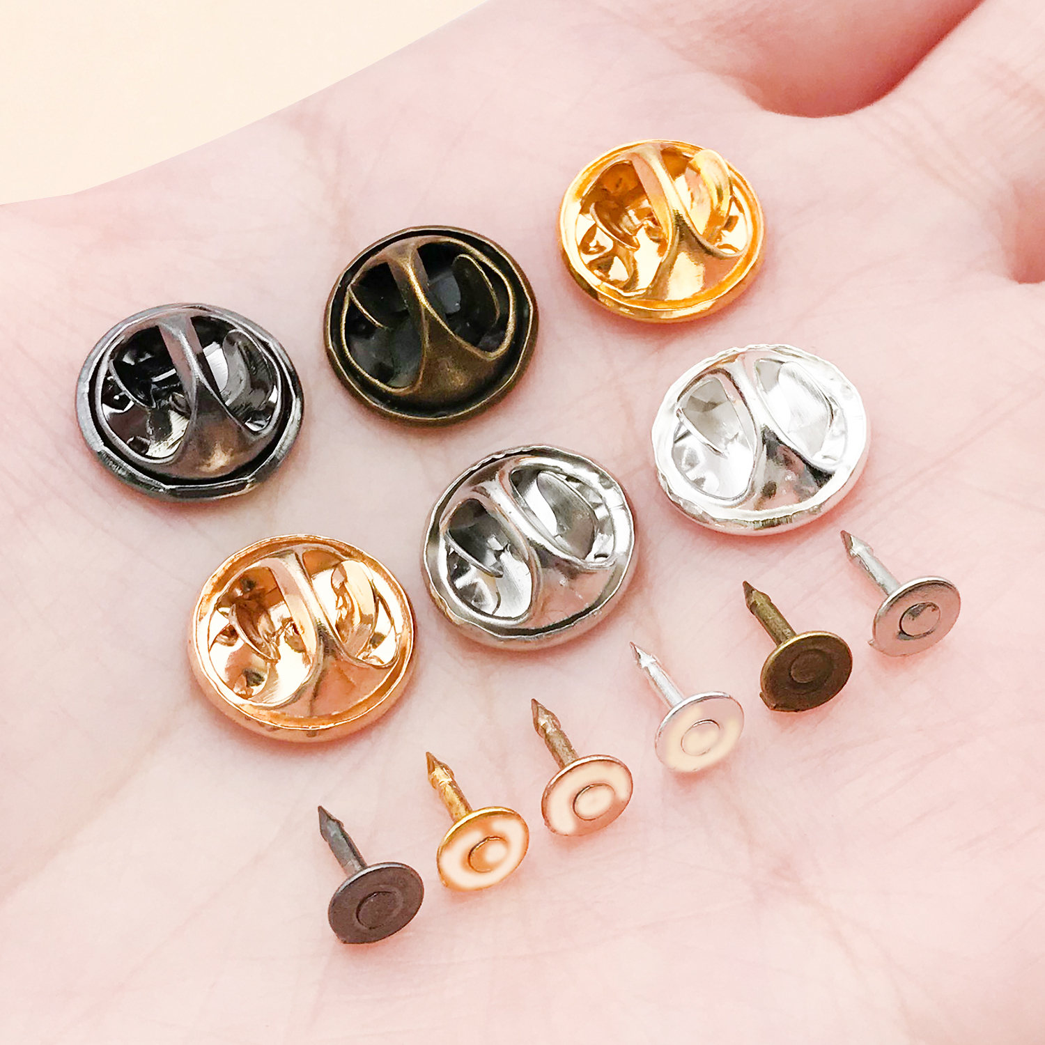 50pcs 8mm 11mm Pin+ Back Stabb - Jewelry Making Pins avis et prix