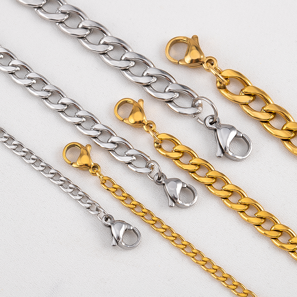 5pc 2pc Stainless Steel Adjust - Lobster Clasp Silver avis et prix