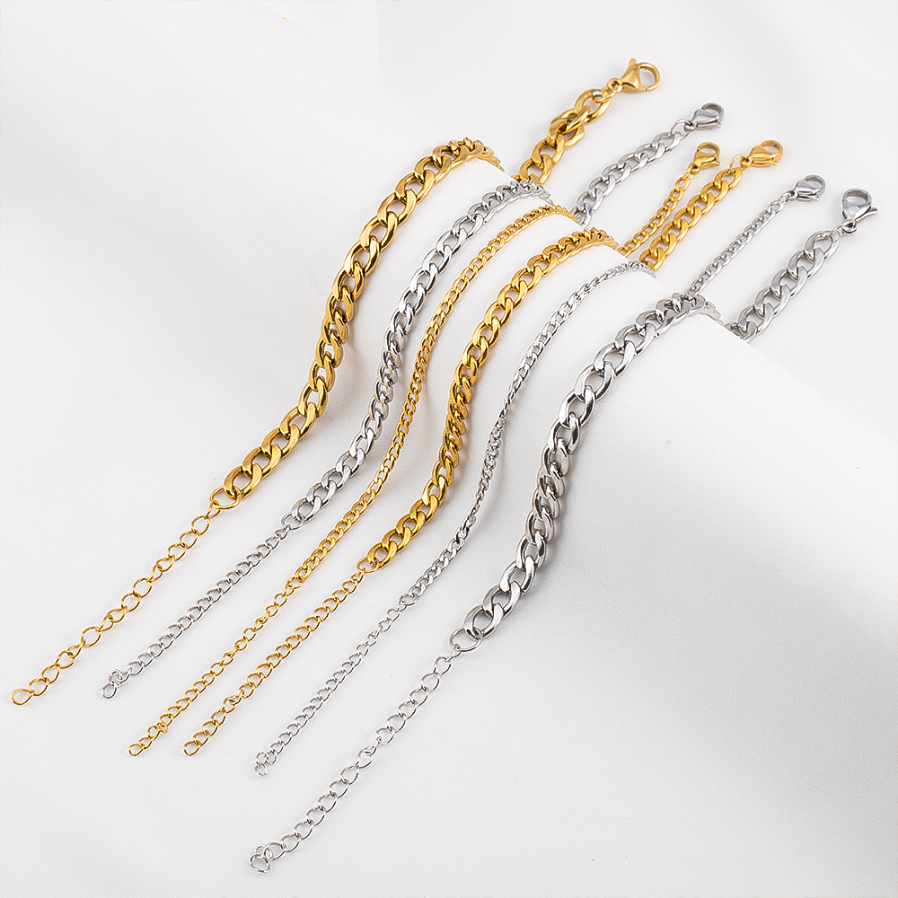 5pc 2pc Stainless Steel Adjust - Lobster Clasp Silver avis et prix