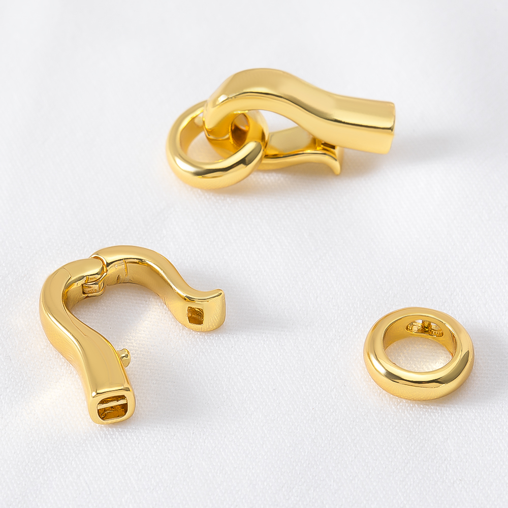2pcs 4pcs 18K Gold Plated Bras - Jewelry Making Pins avis et prix