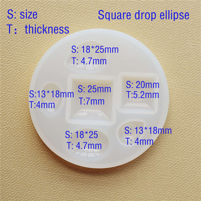 Silicone Mold half ball Oblate - Jewelry Making Workshops avis et prix