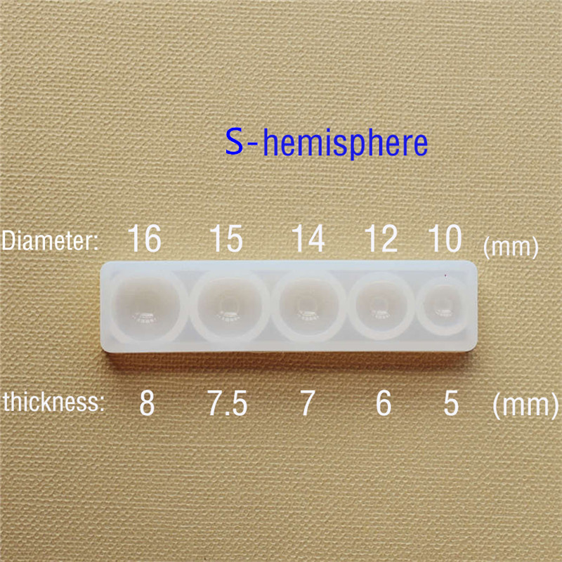 Silicone Mold half ball Oblate - Jewelry Making Workshops avis et prix