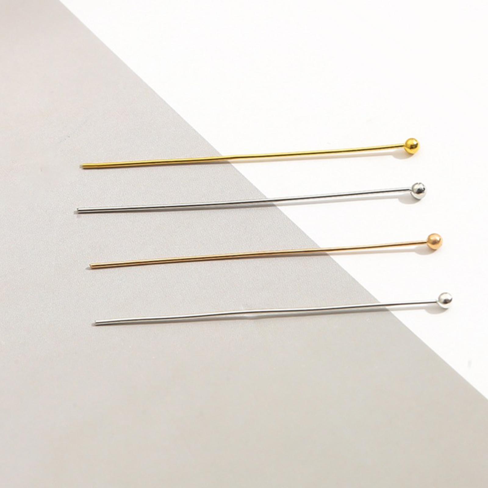 200 Metal End Head Findings fo - Eyepin Ball End avis et prix