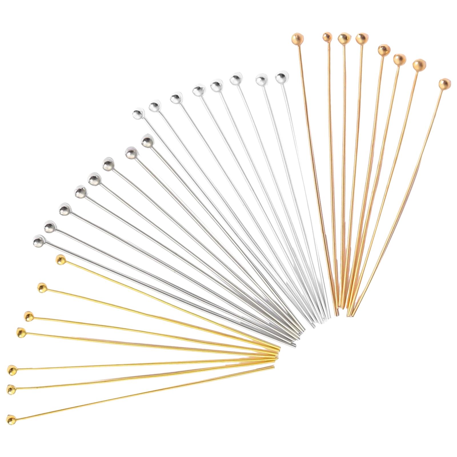 200 Metal End Head Findings fo - Eyepin Ball End avis et prix
