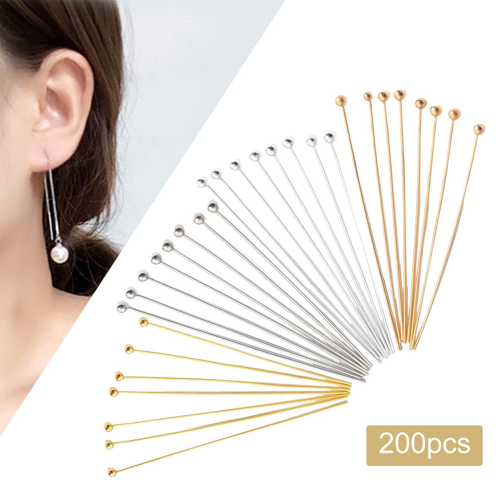 200 Metal End Head Findings fo - Eyepin Ball End avis et prix