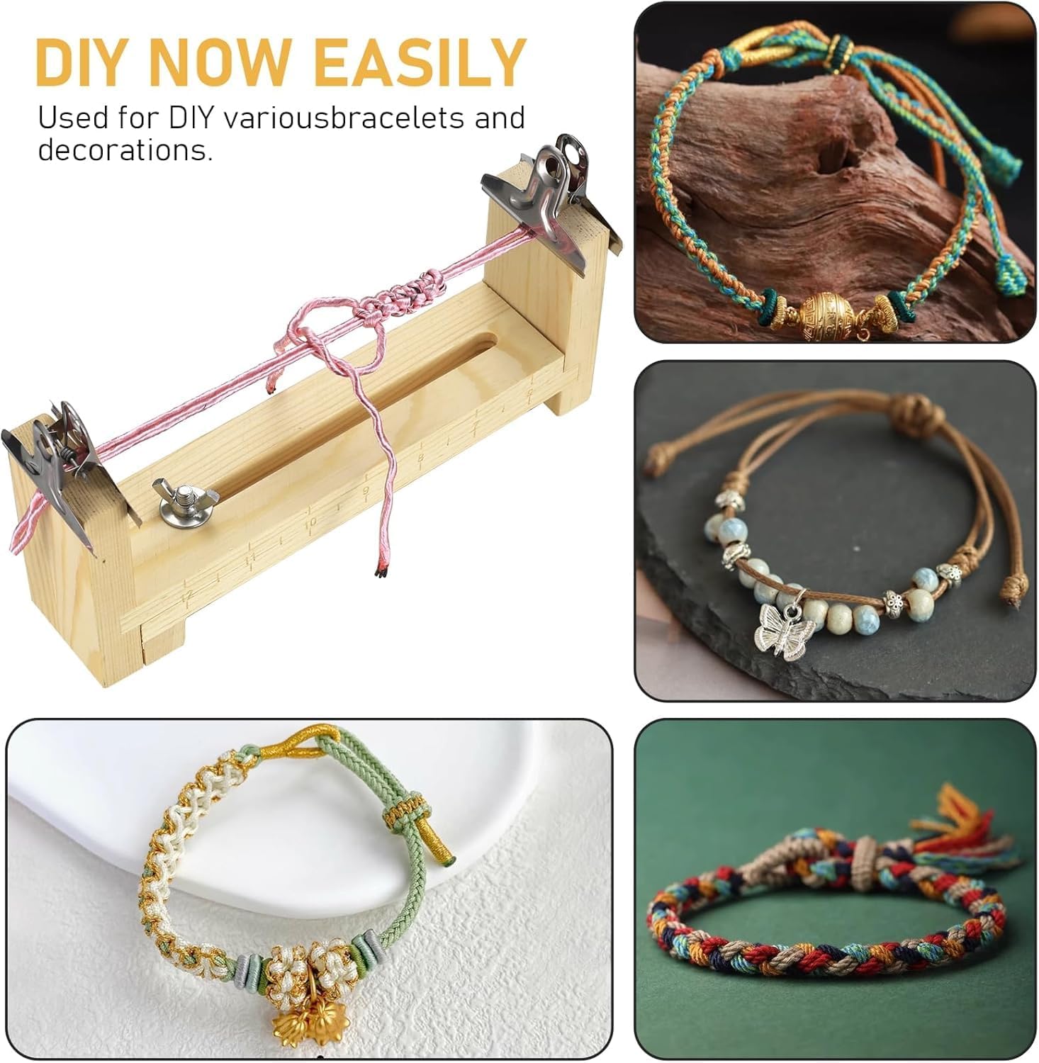 DIY Adjustable Wood Knotting J - Jewelry Making Machine avis et prix