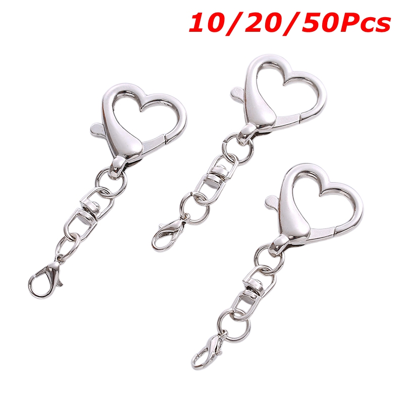 10/20/50Pieces Unique Alloy He - Lobster Clasp Silver avis et prix