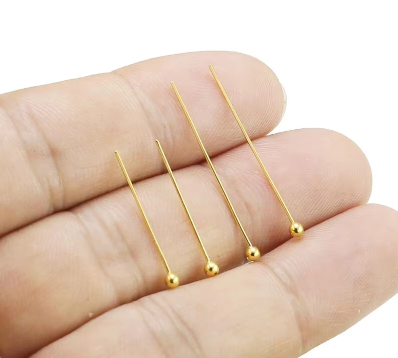 100pcs Ball Head Pin, Brass Ey - Eyepin Ball End avis et prix