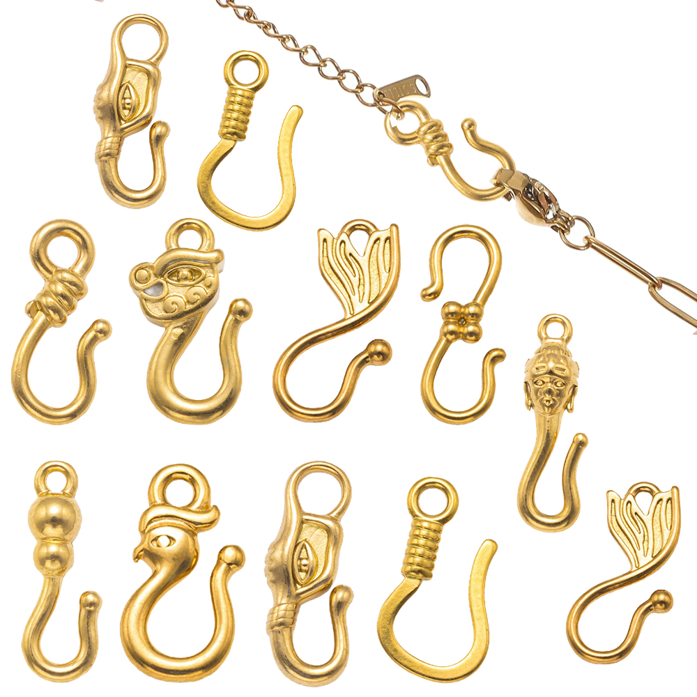 5pcs  Stainless Steel S Hook R - Jewelry Making Hoops avis et prix
