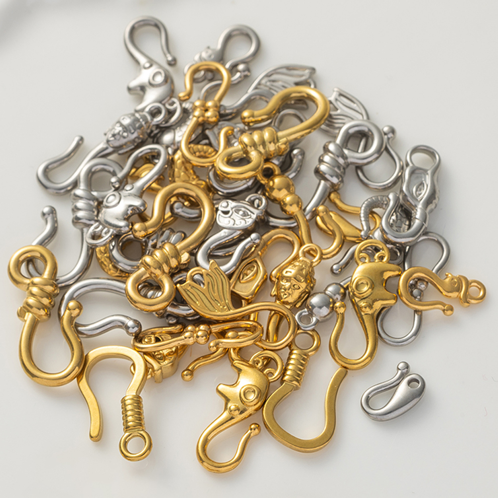 5pcs  Stainless Steel S Hook R - Jewelry Making Hoops avis et prix