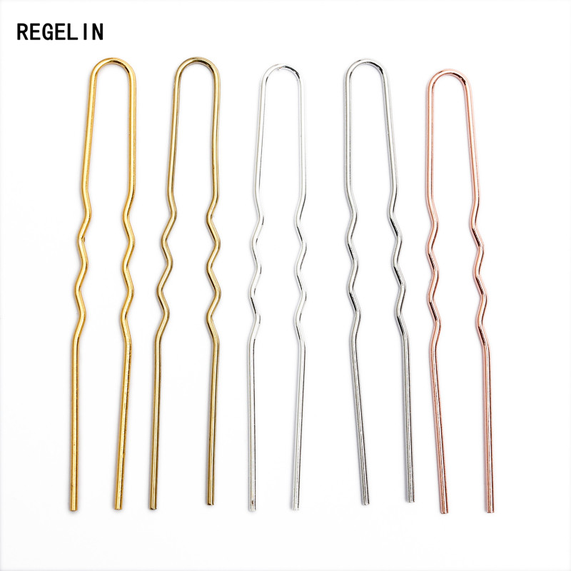 50Pcs Simple U Shape Metal Hai - Jewelry Making Workshops avis et prix