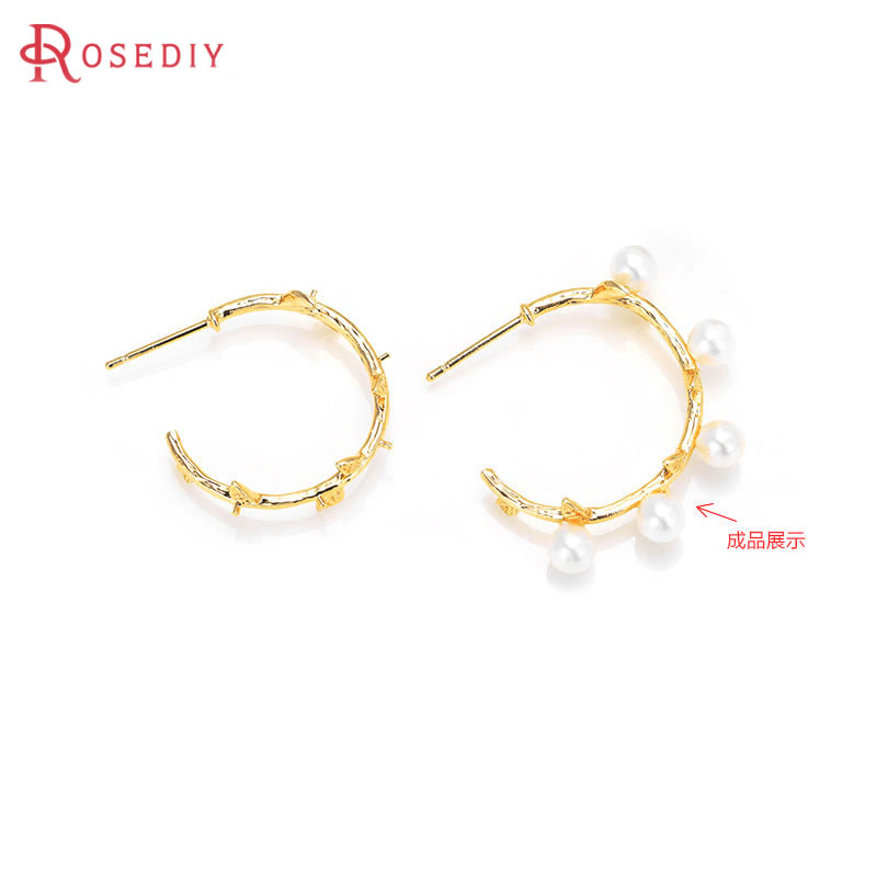 6PCS 18K Gold Color Brass with - Jewelry Making Pieces avis et prix