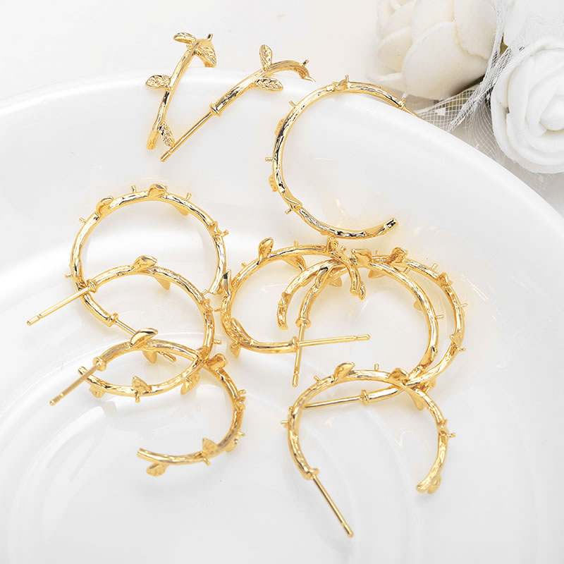 6PCS 18K Gold Color Brass with - Jewelry Making Pieces avis et prix