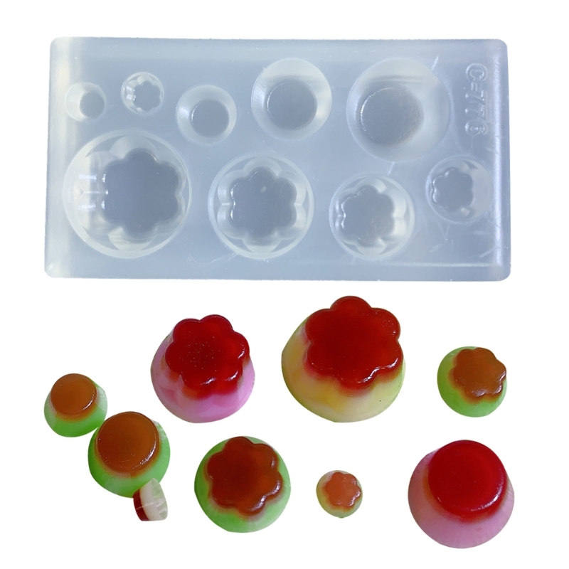 Cute Pudding Shape Silicone Mo - Jewelry Making Workshops avis et prix