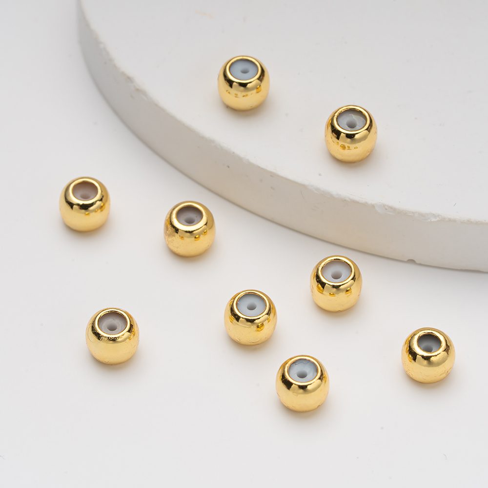 20pcs 18K Gold Plated Stopper  - Jewelry Making Pieces avis et prix