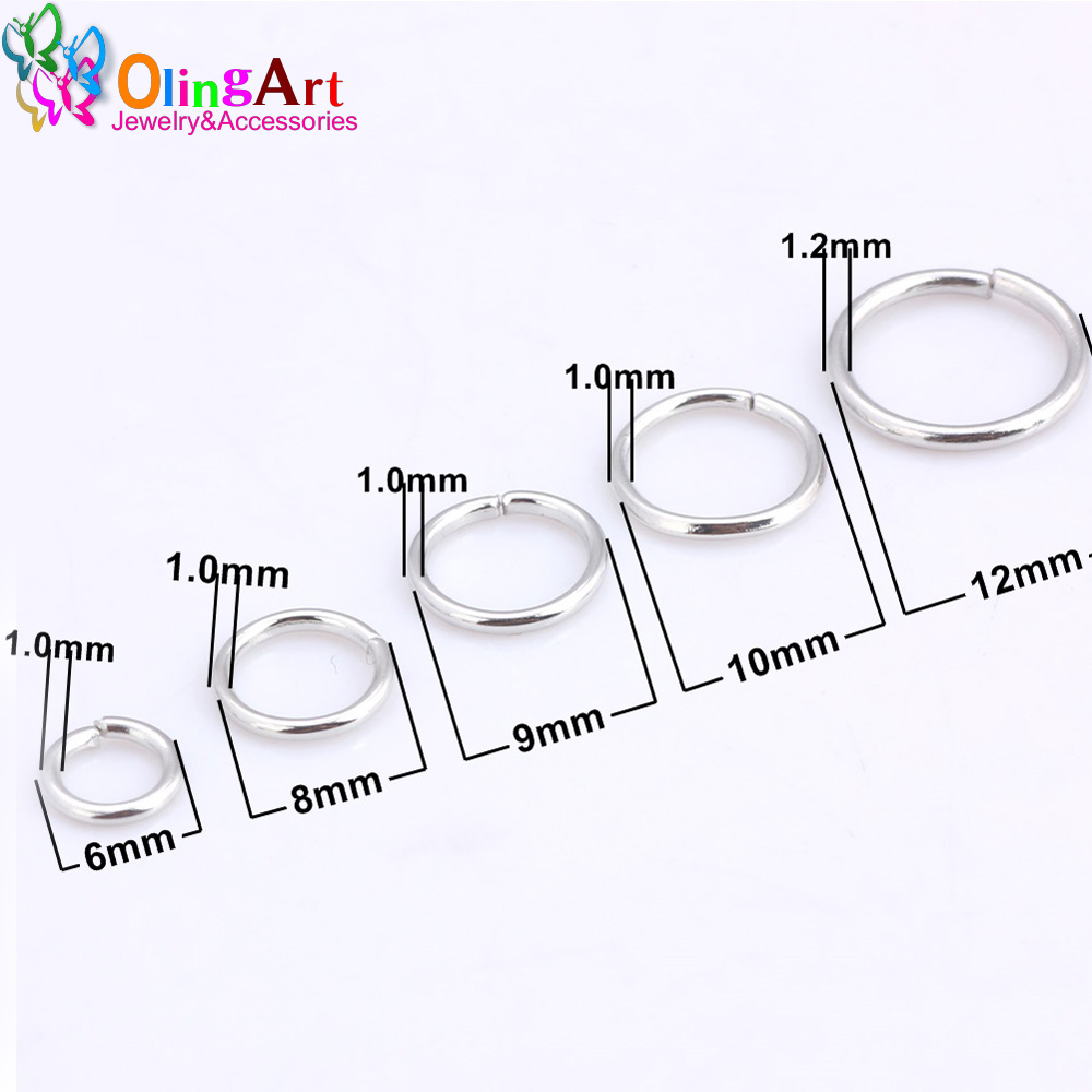 OlingArt Rhodium Plating Jump  - Jump Ring Assorted avis et prix