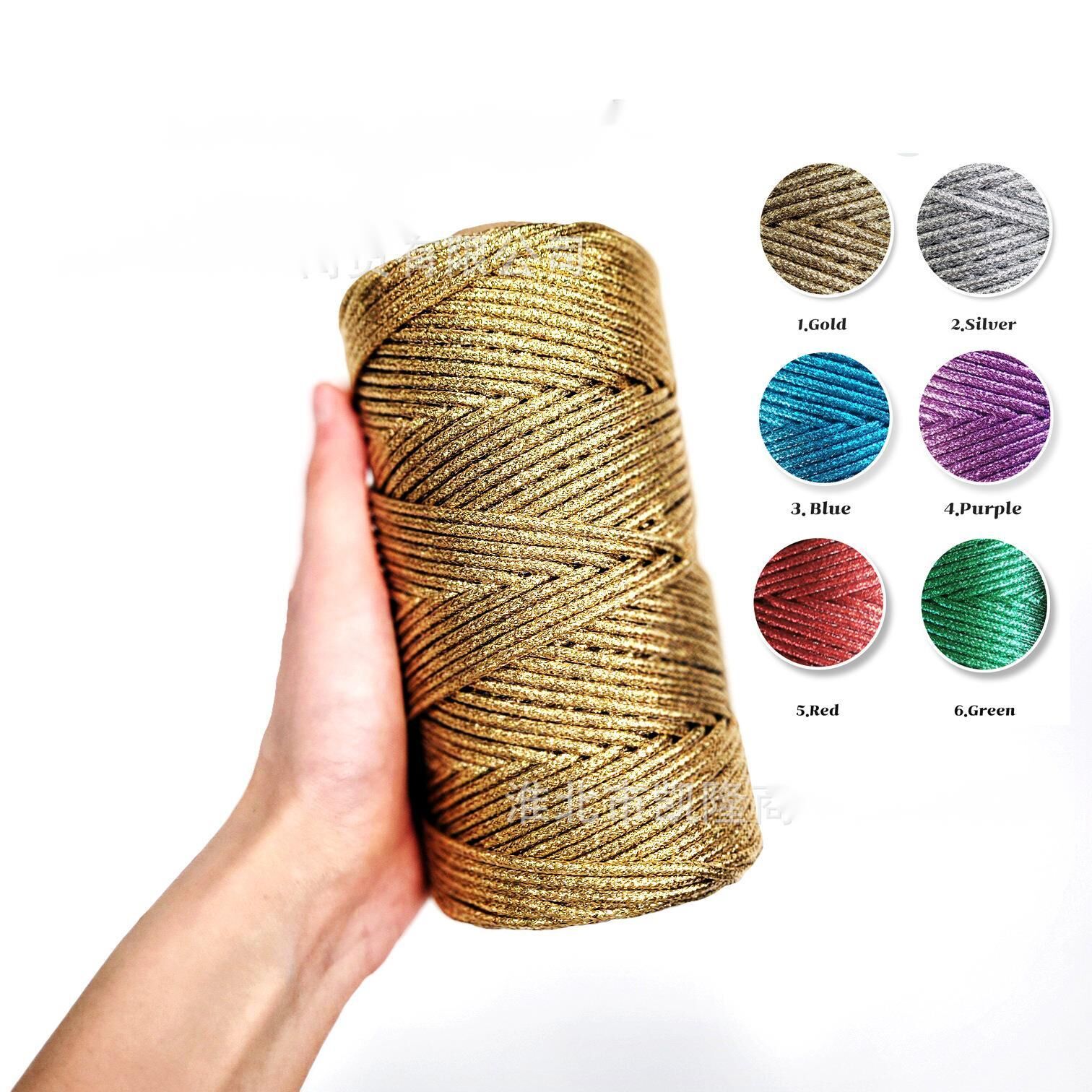 Shiny Metallic Braided Cord 3m - Jewelry Making Machine avis et prix