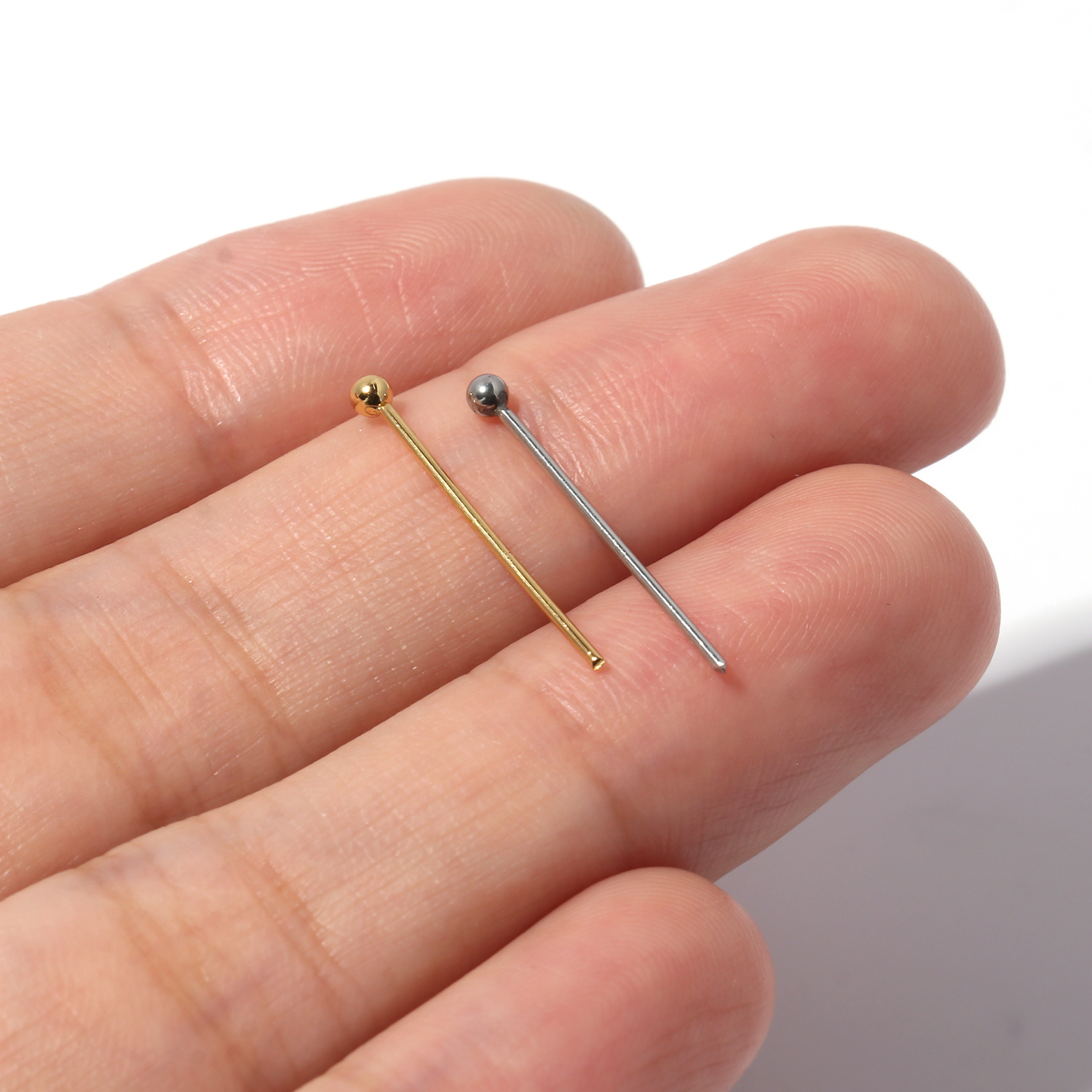50pcs Stainless Steel Nine Eye - Eyepin Ball End avis et prix