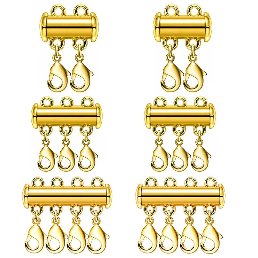 2pcs Multi Strand Necklace Lay - Jewelry Making Pins avis et prix