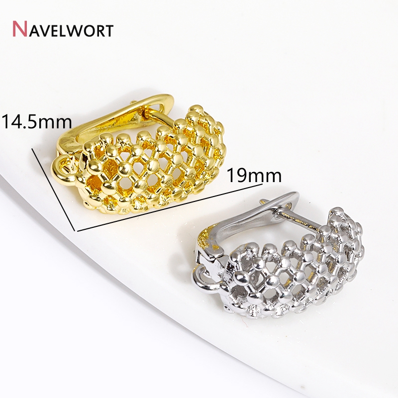 18K Gold Plated Brass  Hollow  - Jewelry Making Pins avis et prix