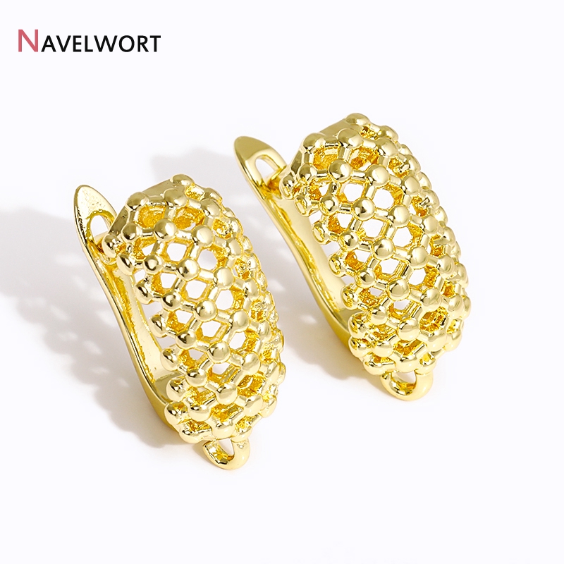 18K Gold Plated Brass  Hollow  - Jewelry Making Pins avis et prix