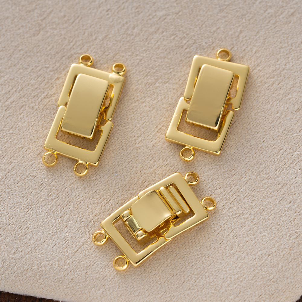 2pcs 14K Gold Plated Layered C - Jewelry Making Pins avis et prix