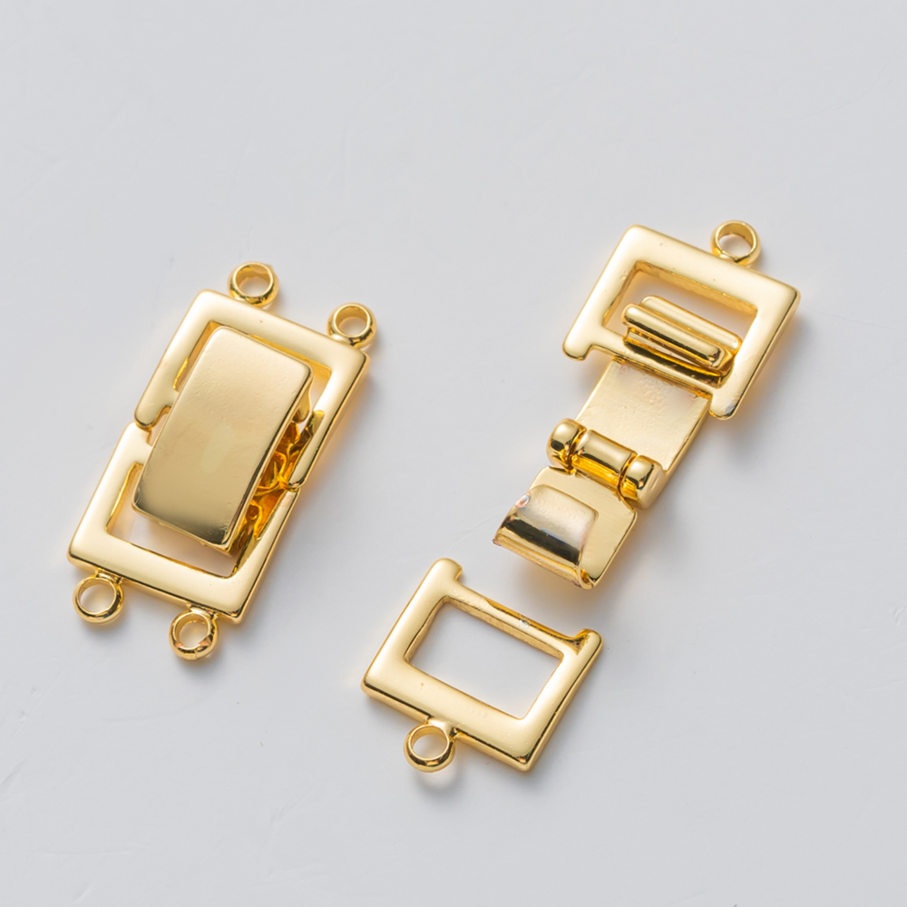 2pcs 14K Gold Plated Layered C - Jewelry Making Pins avis et prix