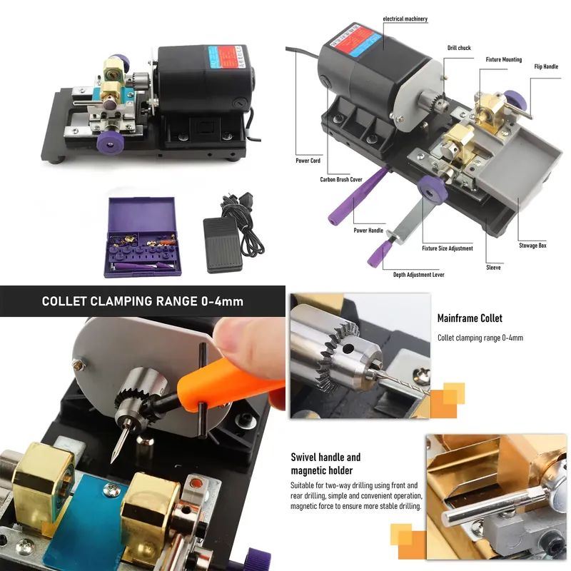 Auble Purple Pearl Drilling Ma - Jewelry Making Machine avis et prix