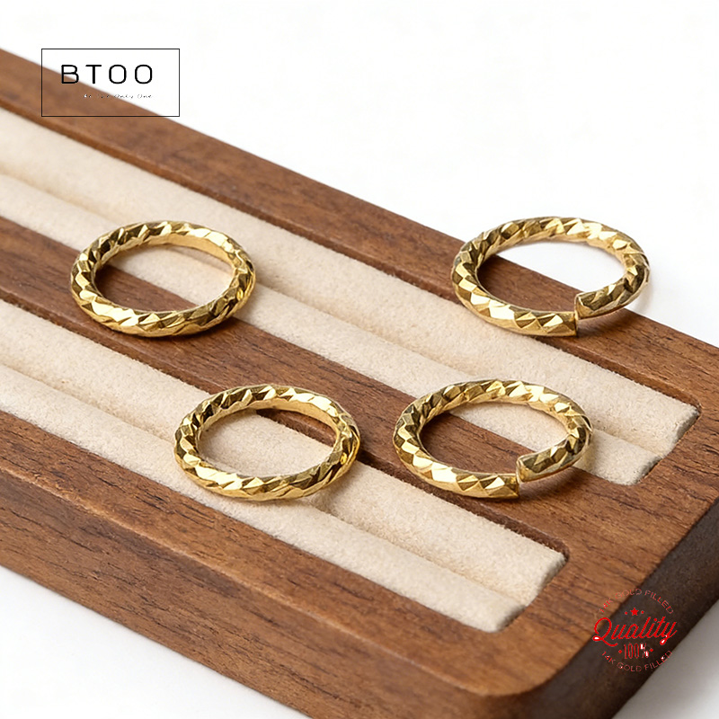 14K Gold Filled Sparkle Closed - Jump Ring Assorted avis et prix
