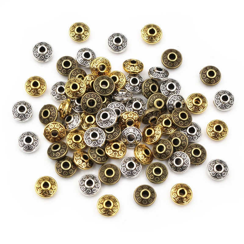 100pcs 6x6x3.5mm Bronze Antiqu - Eyepin Ball End avis et prix