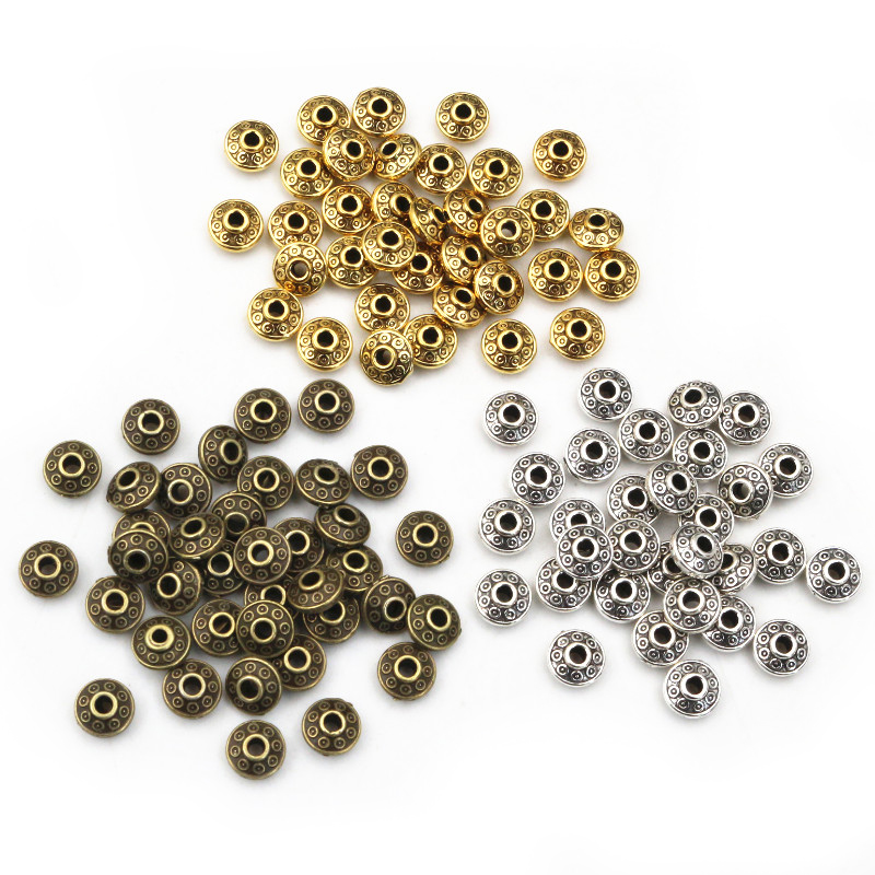 100pcs 6x6x3.5mm Bronze Antiqu - Eyepin Ball End avis et prix