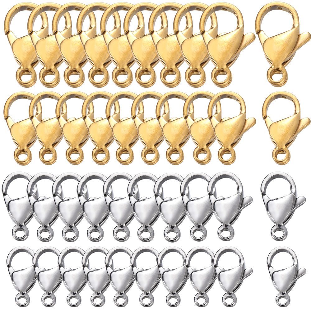 10/20Pcs Stainless Steel Lobst - Lobster Clasp Silver avis et prix